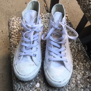 White High Top Converse